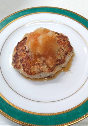 鯖缶と豆腐とむね肉のハンバーグ-レシピのメイン写真