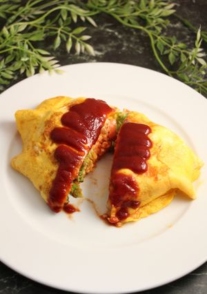 簡単！野菜たっぷりオムライス-レシピのメイン写真
