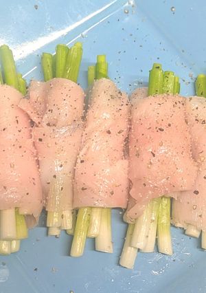 マグロの皮についた脂身でネギ巻き-レシピのメイン写真