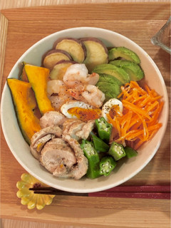 自家製ドレッシングで食べる温野菜ボール🥗-レシピのメイン写真