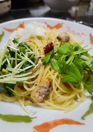 香味野菜とアサリのペペロンチーノ-レシピのメイン写真