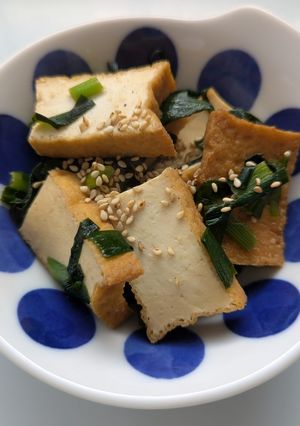 ニラと厚揚げのうま煮-レシピのメイン写真