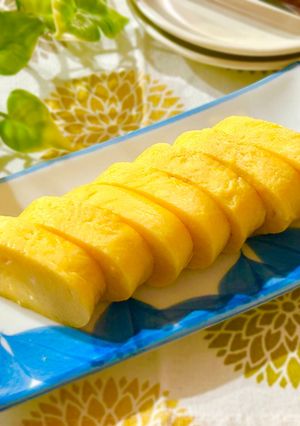 卵2個☆レンジで簡単！玉子焼き/だし巻き-レシピのメイン写真
