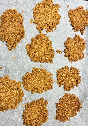 卵白とオートミールのクッキー-レシピのメイン写真