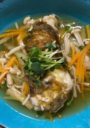 ＜ちょいしおレシピ＞魚のおぼろ昆布蒸し-レシピのメイン写真