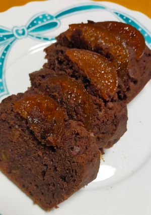 ココア オレンジピール米粉パウンドケーキ-レシピのメイン写真