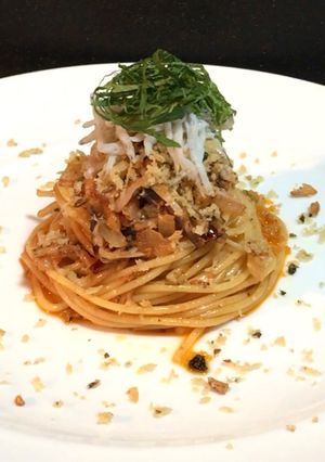 釜揚げしらすとオイルサーディンのパスタ-レシピのメイン写真