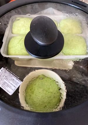 ほうれん草の米粉蒸しパン-レシピのメイン写真