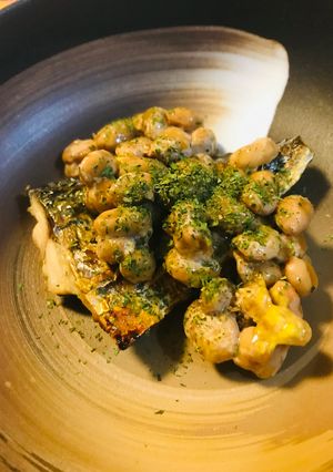 毎日の納豆●焼き鯖にトッピング-レシピのメイン写真
