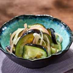 รูปของ なすとみょうがの酢の物