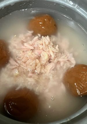 梅干しとツナの炊き込みご飯-レシピのメイン写真