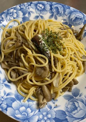 オイルサーディンと舞茸のパスタ-レシピのメイン写真