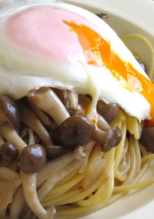 しめじのあごだしガーリックスープパスタ-レシピのメイン写真