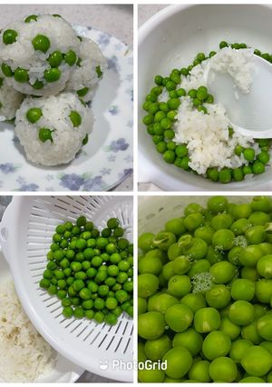 スナップえんどうの握り飯（2025）-レシピのメイン写真