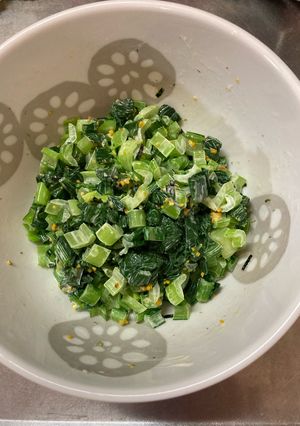 小松菜で一品サラダ-レシピのメイン写真