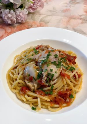 蛤とドライトマトのボンゴレビアンコ-レシピのメイン写真