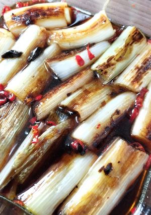 焼きねぎの黒ニンニクマリネ-レシピのメイン写真