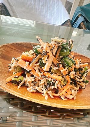 鉄分！食物繊維の宝庫サラダ-レシピのメイン写真