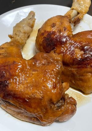 ホットクックでローストチキン(照り焼き味-レシピのメイン写真