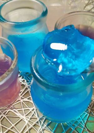 簡単♪しゅわぷる夏色炭酸ゼリー-レシピのメイン写真
