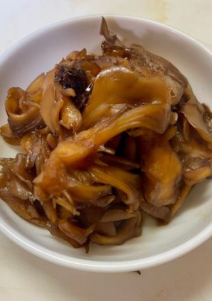 舞茸のみ！佃煮だけで麺つゆもできる！時短-レシピのメイン写真