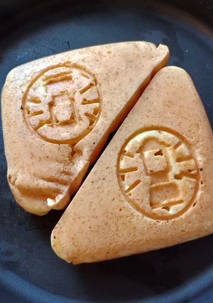 ホットサンドメーカーで作るホットケーキ-レシピのメイン写真