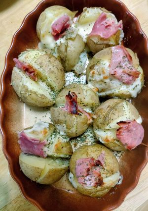 新じゃがのバター生ハムチーズ焼き-レシピのメイン写真