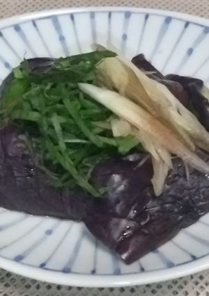 時短蒸しなすのポン酢-レシピのメイン写真