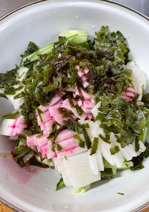 きゅうりとめかぶの和え物【四毒抜き】-レシピのメイン写真