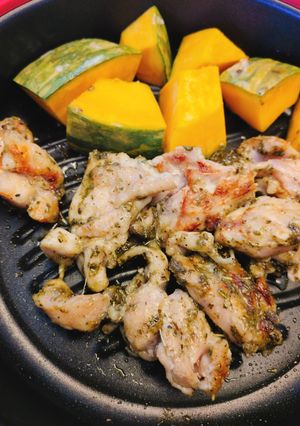 ハーブと岩塩のローストチキン-レシピのメイン写真