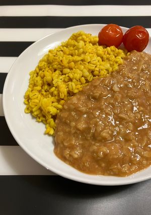 冷凍餃子で簡単キーマカレー 炊飯器使用-レシピのメイン写真