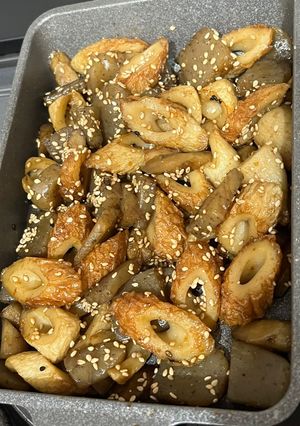 ごぼうとちくわとこんにゃくの甘辛炒め-レシピのメイン写真
