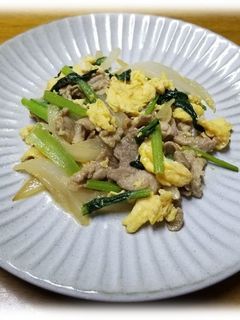 豚肉の中華風卵炒め-レシピのメイン写真
