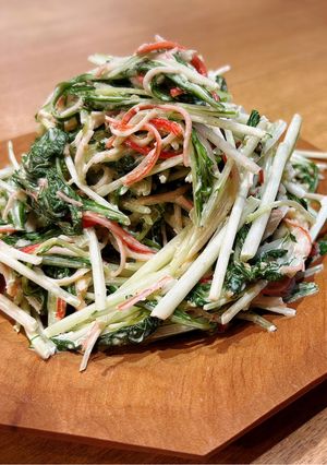 水菜のサラダ-レシピのメイン写真