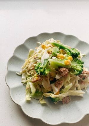 簡単！春キャベツとコンビーフのサラダ-レシピのメイン写真
