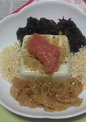 明太子載冷奴洗いもずく中華クラゲのタパス-レシピのメイン写真