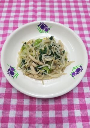 チンゲン菜のじゃこドレあえ-レシピのメイン写真