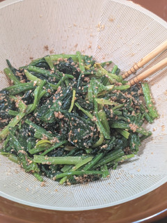 ほうれん草のごま和え-レシピのメイン写真