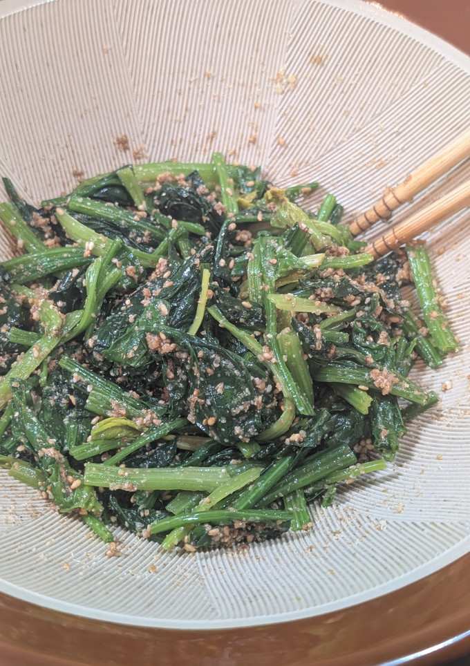 ほうれん草のごま和え-レシピのメイン写真