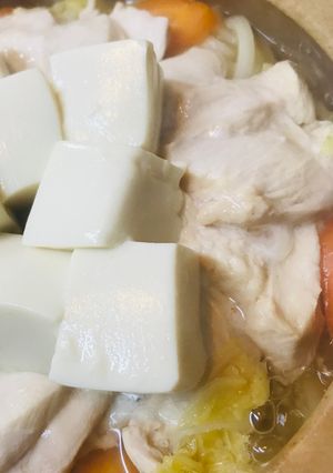 プチッと鍋＆削り節の鶏肉うどん鍋-レシピのメイン写真