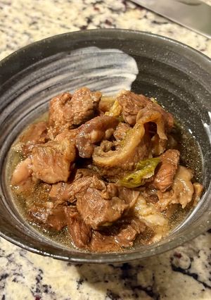 牛すじの醤油煮-レシピのメイン写真