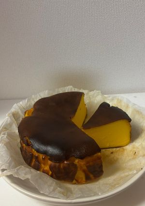 カボチャのバスクチーズケーキ🎃-レシピのメイン写真
