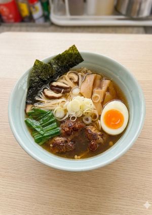 喜多方ラーメンきのこ出汁-レシピのメイン写真