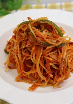【缶詰レシピ】サバ缶のトマトパスタ-レシピのメイン写真