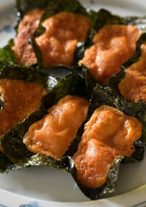 旨辛チーズのり　材料２つ！簡単おつまみ-レシピのメイン写真