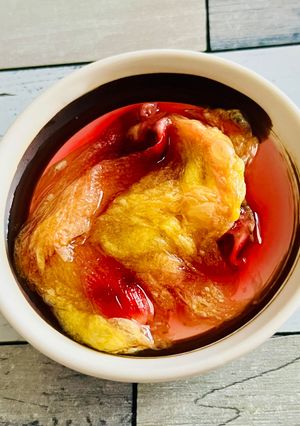 旬のオクラの花びら酢の物-レシピのメイン写真