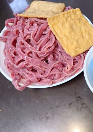 ビーツうどん-レシピのメイン写真