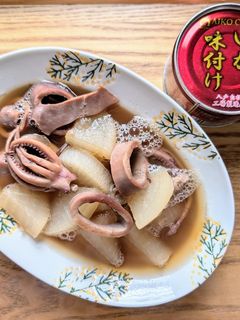 ローリングストックな烏賊大根の煮物-レシピのメイン写真