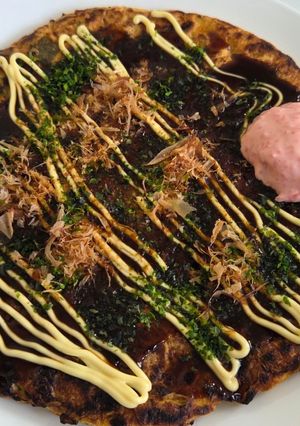とろふわお好み焼き（たこ焼き粉使用）-レシピのメイン写真