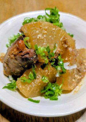 大根とサバ缶の甘辛みそ煮-レシピのメイン写真